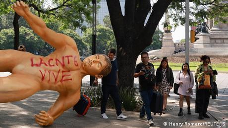 Proteste der Lehrer vor der WM in Mexiko