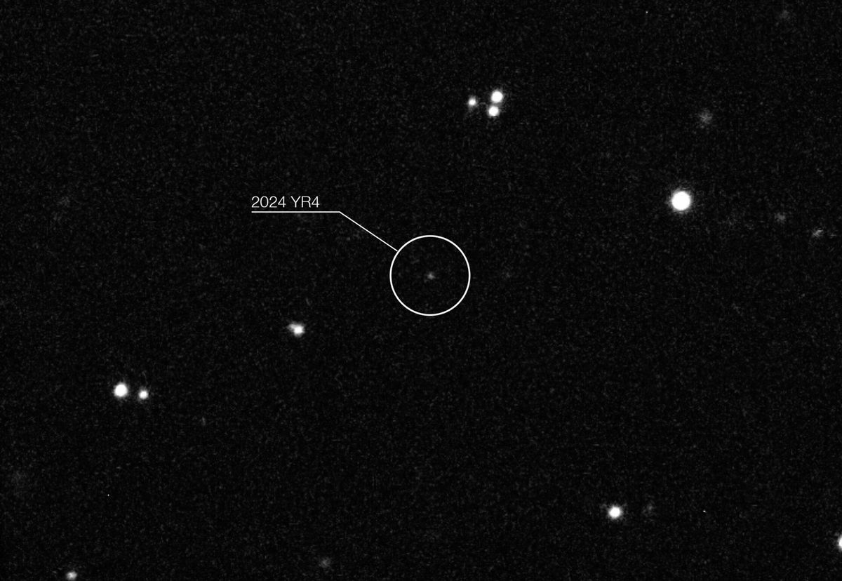 Asteroid 2024 YR4: Droht ein Einschlag auf dem Mond?
