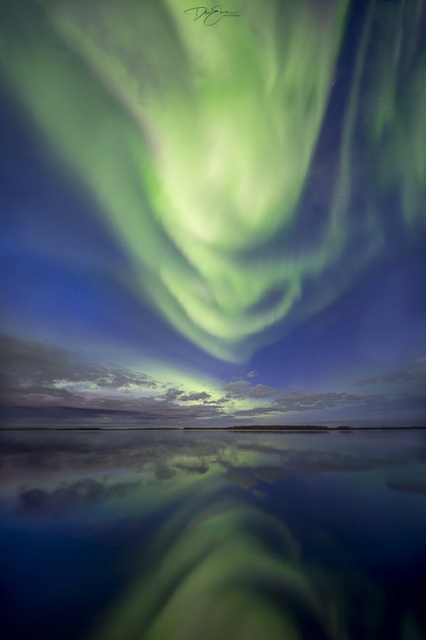 Das Rätsel der blauen Polarlichter