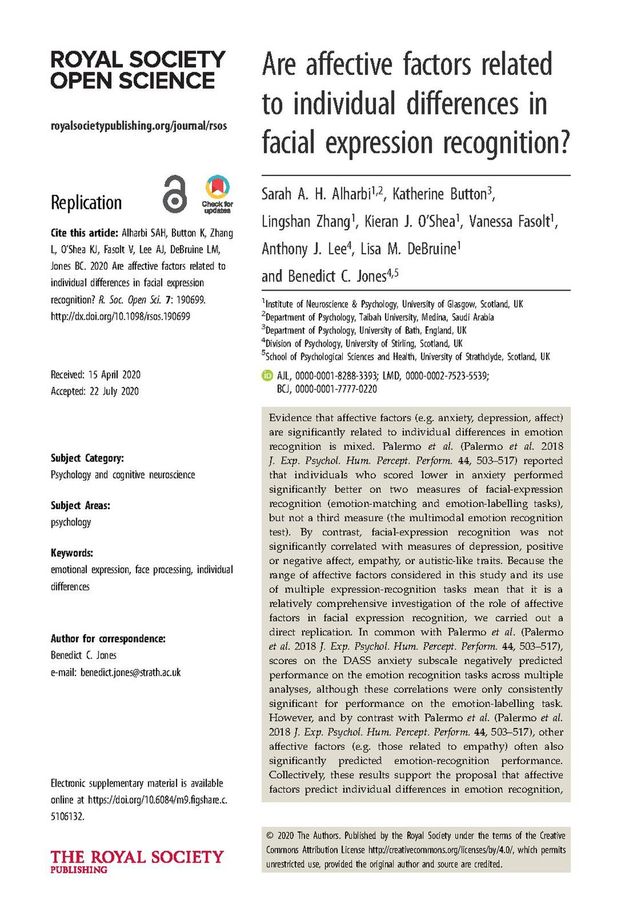 Warum erkennen junge Menschen Gesichter von Gleichaltrigen besser?