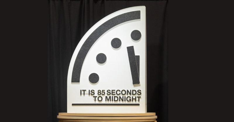Die Weltuntergangsuhr warnt vor großer Gefahr