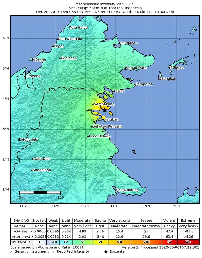 Das rätselhafte Erdbeben unter Borneo
