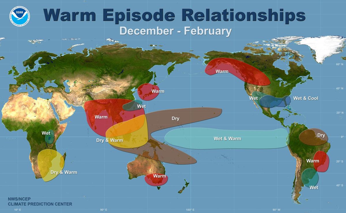 El Niño: Ein starkes Wetterphänomen