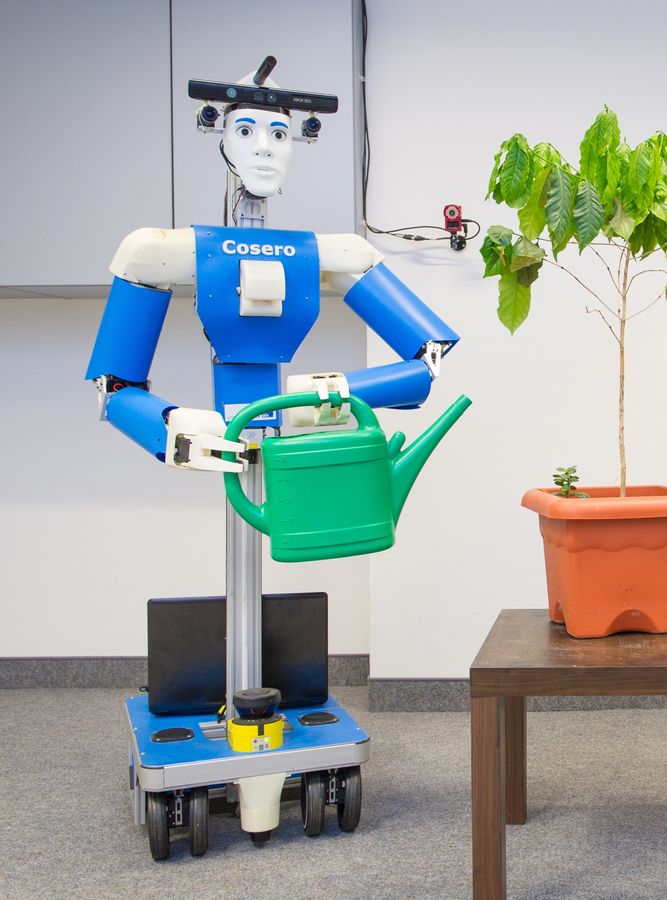 Ein Roboter sucht Dinge