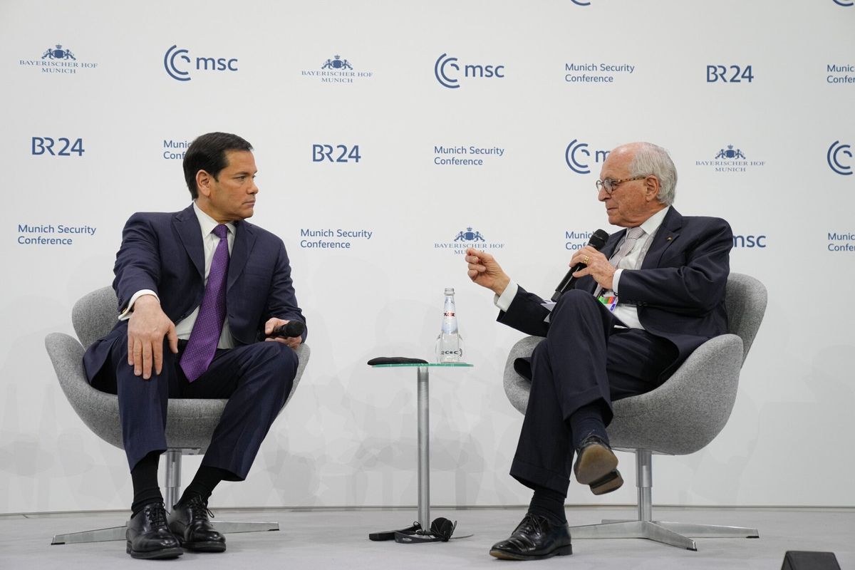 Marco Rubio spricht in München über Freundschaft mit Europa