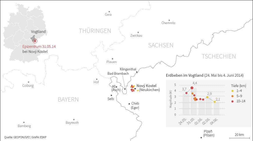 Warum bebt die Erde im Vogtland?
