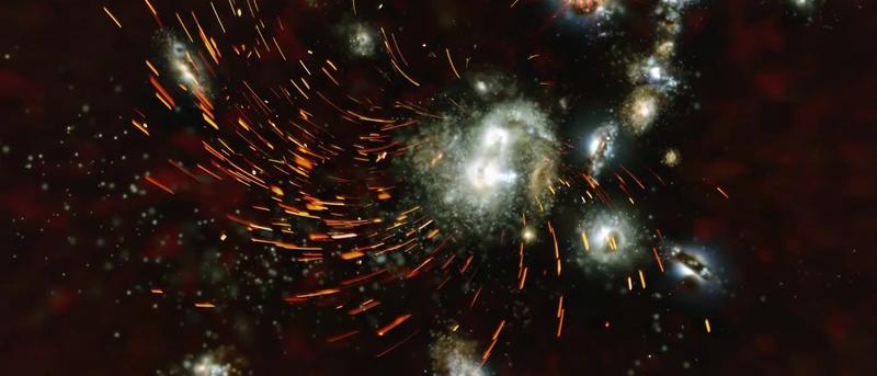 Das Geheimnis der frühen Riesengalaxien