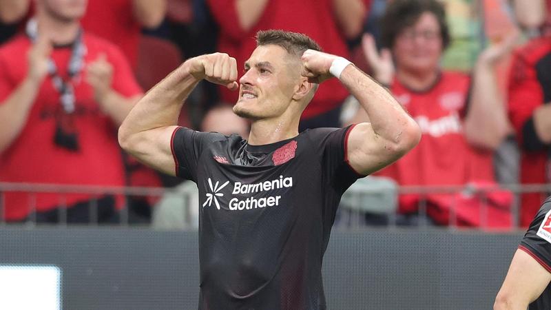 Leverkusen siegt mit Schick-Dreierpack gegen Leipzig