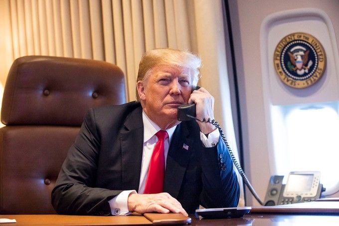 Donald Trump: Ein ungewöhnlicher Rückflug nach dem NATO-Gipfel