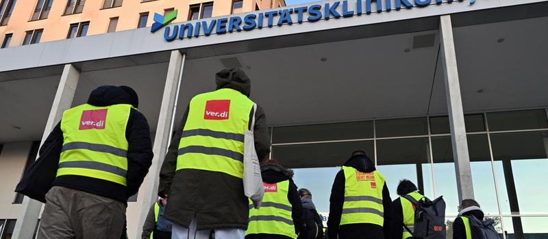 Große Warnstreiks im öffentlichen Dienst der Länder