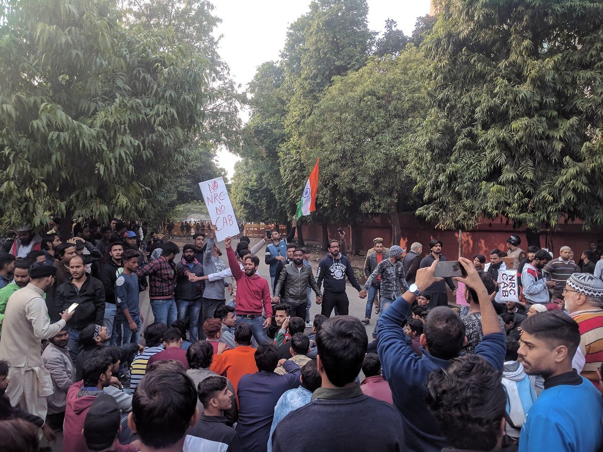 Proteste der Jugend in Indien gegen Prüfungsprobleme