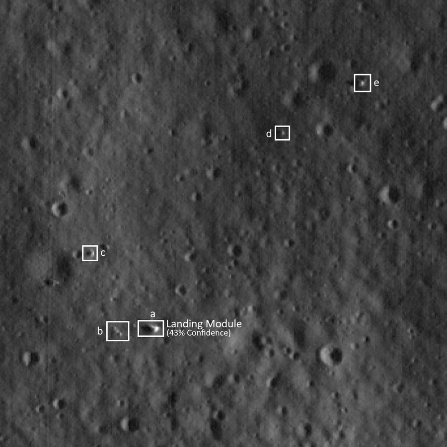 Die Suche nach dem Landeplatz von Luna 9